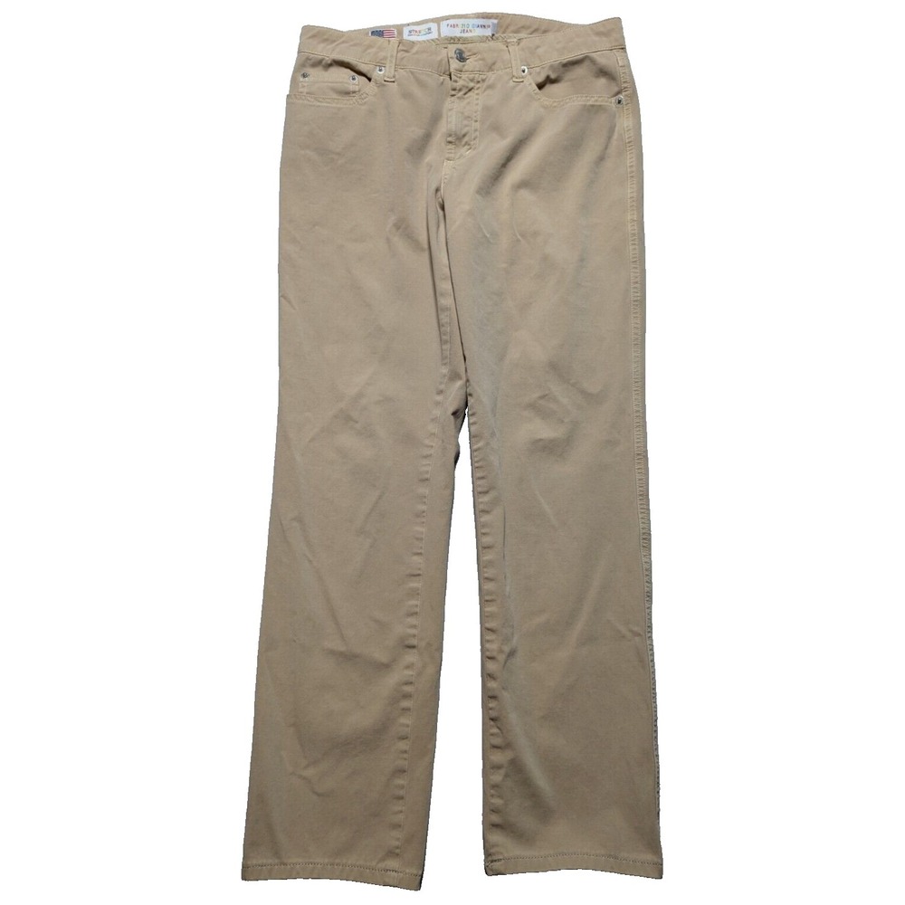 FABRIZIO GIANNI JEANS STRETCH FOR HIGH COMFORT Women Size 6 Khaki‎ Pants